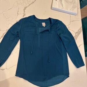 Nic + Zoe tie front top
